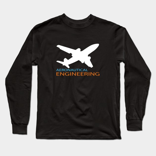 aeronautical engineering, aeronautical engineer Long Sleeve T-Shirt by PrisDesign99